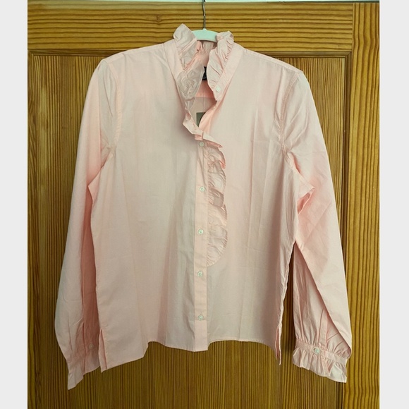 JCREW Cottage Ruffle Top - Picture 2 of 5